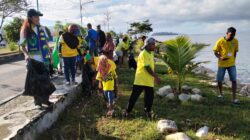 Usai Brasil Tekuk Jepang 2-1, Brazil Fakfak Community Tunjukkan Cara Berbeda Rayakan Kemenangan Tim Samba, Bersih-Bersih Kota Bersama Kodim 1803/Fakfak