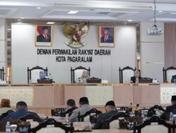 Wawako Pagar Alam Menghadiri Sidang Paripurna VI Sidang ke-4, Pembahasan RAPERDA LPP APBD Kota Pagar Alam TA 2025