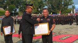 Forjubes Terima Penghargaan Dari Kapolres OKI di Hari Bhayangkara