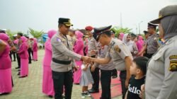 75 Personel Polres OKI Naik Pangkat, Momentum Meningkatkan Profesionalisme Pengabdian