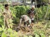 Lestarikan Alam, Babinsa Sidomulyo Sertu Deny Bersama Warga Gelar Aksi Tanam Pohon