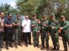 Kasdim 0402/OKI Dampingi Kepala Staf Kepresidenan Tinjau Lokasi Cetak Sawah Rakyat di Tanjung Lubuk