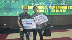 Kodim 0402/OKI-OI Raih Juara Lomba Karya Jurnalistik TMMD ke-128 Kategori Media Cetak