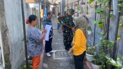 Wujudukan Lingkungan Asri, Kopka Sarifudin Bersama Warga Kepanjenkidul Gelar Kerja Bakti Bersama