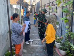 Wujudukan Lingkungan Asri, Kopka Sarifudin Bersama Warga Kepanjenkidul Gelar Kerja Bakti Bersama