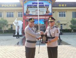 Sertijab Kabag Ren Polres OKI, Kompol Yusuf Solehat Gantikan Kompol Novan Dwi Putra
