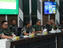 Dandim 0402/OKI Hadiri Rapat Paparan Penyiapan Lahan Yon TP di Makodam II/Sriwijaya