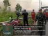 Danramil 402-07/Indralaya Bersama Babinsa Berjibaku Padamkan Karhutla di Desa Pulau Semambu
