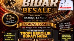 Lomba Perahu Bidar Besale Bayung Lencir Siap Digelar, Rebutkan Trofi Bergilir Bupati Muba