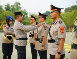 Polres OKI Gelar Sertijab 6 Perwira, Ini Daftar Jabatan Barunya