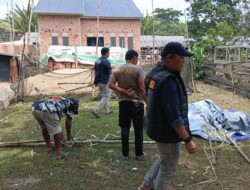 Polsek Tulung Selapan Bongkar Lapak Sabung Ayam di Pulau Beruang