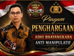 KPKM RI: Penghargaan Adhi Bhayangkara Anti-Manipulatif untuk AKP Sandi Riz Akbar, Simbol Integritas Penegakan Hukum