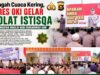 Di Tengah Cuaca Kering, Polres OKI Gelar Sholat Istisqa dan peringatan Maulid Nabi Muhammad SAW