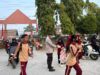 Lindungi pelajar dari kabut asap, polres OKI bagikan masker di SMA Negeri 1 Kayuagung