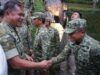 Dandim 0402/OKI Dampingi Kunjungan KSAD Jenderal TNI Maruli Simanjuntak di PT Arwana Ceramic Plant IV-D Ogan Ilir