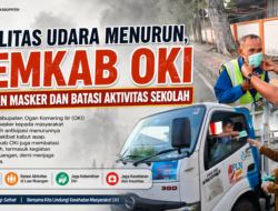 Kualitas Udara Menurun, Pemkab OKI Bagikan Masker dan Batasi Aktivitas Sekolah