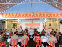 Kapolres OKI Sambut 14 Personel Seskoad, Edukasi Warga Cegah Karhutla