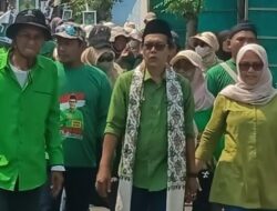 Kampanye Akbar Desa Karang Haur, Juhendi Sulaeman Harum Dengan Masyarakat Dikawal Ribuan Simpatisan