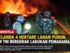 Karhutla Melanda 4 Hektare Lahan Purun, Tim TNI Bergerak Lakukan Pemadaman