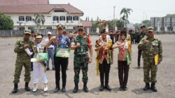 Semarak HUT TNI ke-81, Kodim 0402/OKI Gelar Lomba PBB di GOR Biduk Kajang