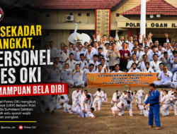 Bukan Sekadar Naik Pangkat, 80 Personel Polres OKI Diuji Kemampuan Bela Diri