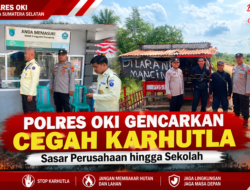 Polres OKI Gencarkan Cegah Karhutla, Sasar Perusahaan hingga Sekolah