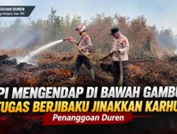 Api Mengendap di Bawah Gambut, Petugas Berjibaku Jinakkan Karhutla Penanggoan Duren