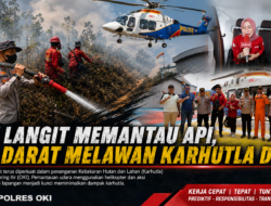 Dari Langit Memantau Api, dari Darat Melawan Karhutla di OKI