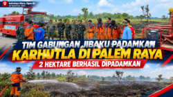 Tim Gabungan Jibaku Padamkan Karhutla di Palem Raya, 2 Hektare Berhasil Dipadamkan