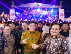 Bupati Toha Buka Malam Puncak Hiburan HUT ke-70 Muba, Elvy Sukaesih Sukses Hibur Warga