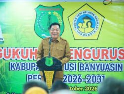 Bupati Muba Kukuhkan Pengurus KTNA Masa Bakti 2026–2031