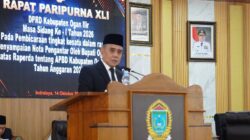 DPRD Ogan Ilir Gelar Paripurna, Nota Pengantar Raperda APBD 2027 Mulai Dibahas