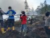Titik Api Tinggi di OKI, Polres dan Warga Berjibaku Cegah Karhutla Meluas