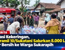 Atasi Kekeringan, Koramil 10/Sukatani Salurkan 8.000 Liter Air Bersih ke Warga Sukarapih