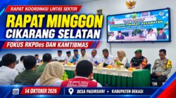 Babinsa Koramil 08/Lemahabang Hadiri Rapat Minggon, Dukung Penyusunan RKPDes dan Kamtibmas