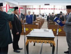 Donal Apri Resmi Dilantik Jadi Anggota DPRD Ogan Ilir, Gantikan Almarhum Muhammad Sayuti