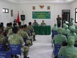 Perkuat Soliditas Prajurit, Dandim 0509 Bekasi Kunjungi Koramil 14/Cikarang Barat