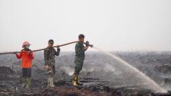 Hujan Bantu Pemadaman Karhutla di OKI, Satgas Lanjutkan Pendinginan