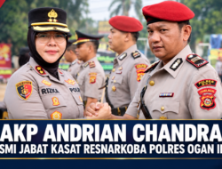 AKP Andrian Chandra Resmi Jabat Kasat Resnarkoba Polres Ogan Ilir