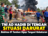 TNI AD Hadir di Tengah Situasi Darurat, Babinsa 01 Tambun Sigap Tangani Kebakaran