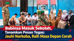 Babinsa Masuk Sekolah, Tanamkan Pesan Tegas: Jauhi Narkoba, Raih Masa Depan Cerah