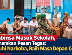 Babinsa Masuk Sekolah, Tanamkan Pesan Tegas: Jauhi Narkoba, Raih Masa Depan Cerah