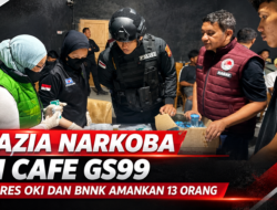 Razia Narkoba di Cafe GS99 Kayuagung, Polres OKI dan BNNK Amankan 13 Orang